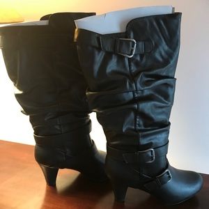 Black Madden Girl Heeled Boots